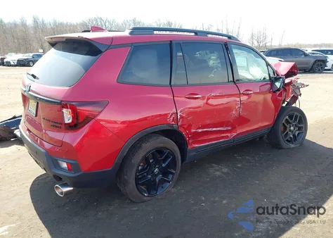 2024 Honda Passport Awd Black из США, поврежденный, VIN 5FNYF8H86RB018219